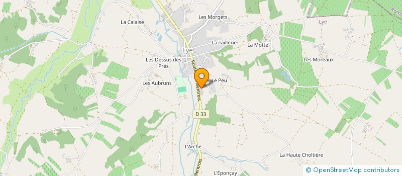 localisation de l'entreprise ENTREPRISE BECCAVIN LEPAGE à LYE