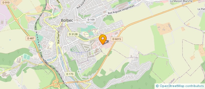 localisation de l'entreprise ENTREPRISE BELLET PERE ET FILS à BOLBEC