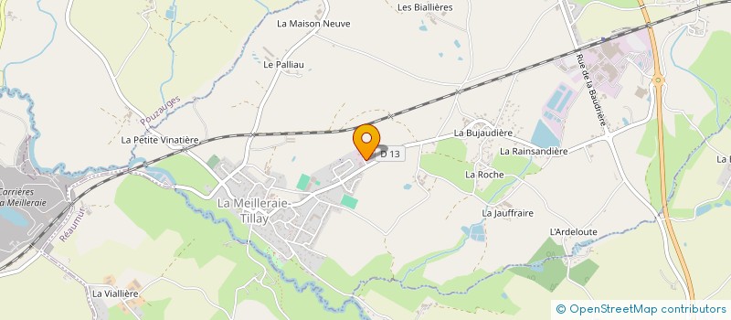 localisation de l'entreprise ENTREPRISE BENAITEAU à SEVREMONT