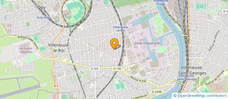 localisation de l'entreprise ENTREPRISE BERDON à VILLENEUVE-LE-ROI