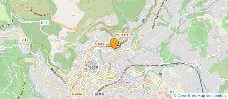localisation de l'entreprise ENTREPRISE BERGIA FERES à GRASSE