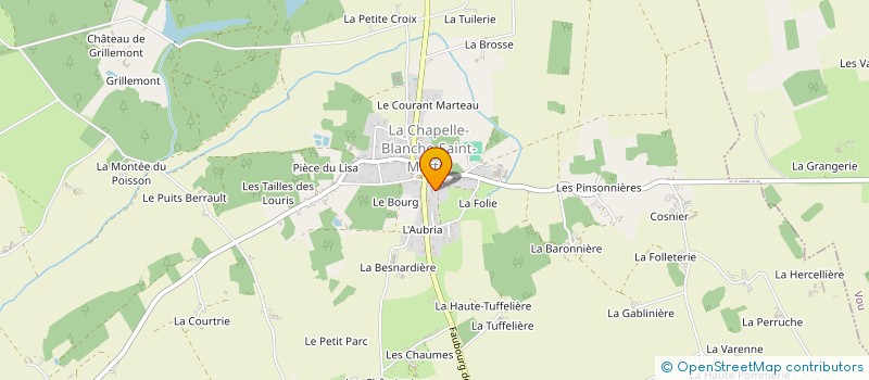 localisation de l'entreprise ENTREPRISE BERLEAU à LA CHAPELLE-BLANCHE-SAINT-MARTIN