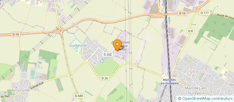 localisation de l'entreprise ENTREPRISE BERNARD FRAGNER à GUIBEVILLE