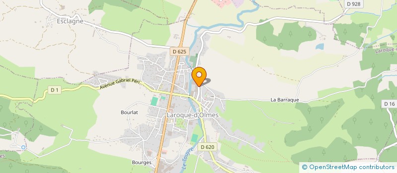 localisation de l'entreprise ENTREPRISE BERNARD PELOUS à LAROQUE-D'OLMES