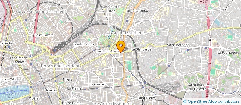 localisation de l'entreprise ENTREPRISE BERNHART à MARSEILLE