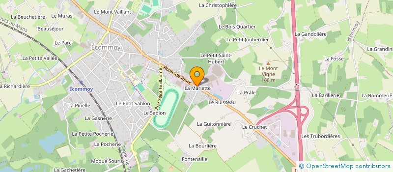 localisation de l'entreprise ENTREPRISE BERROIR à ECOMMOY