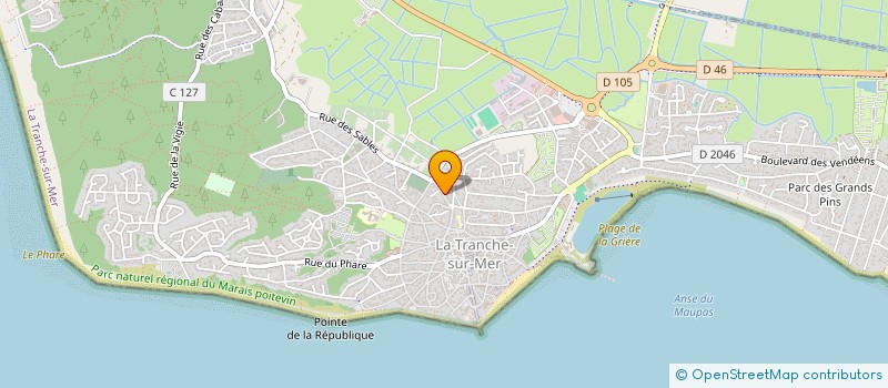 localisation de l'entreprise ENTREPRISE BERTHELOT  LA TRANCHE-SUR-MER