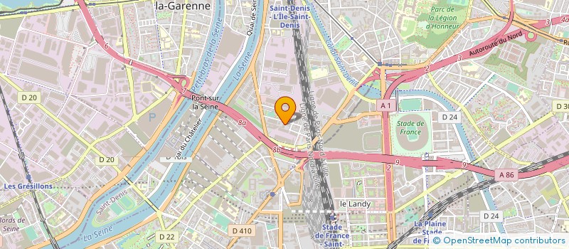 localisation de l'entreprise ENTREPRISE BESSIRARD ET LOSCHI à SAINT-DENIS