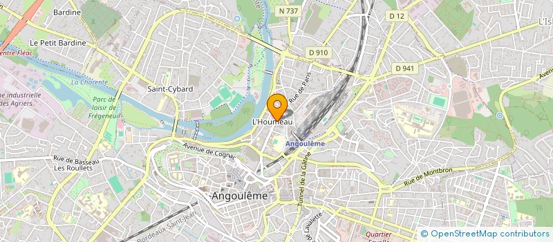 localisation de l'entreprise ENTREPRISE BEYSSAC à ANGOULEME
