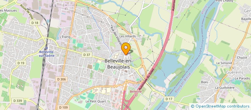 localisation de l'entreprise ENTREPRISE BIANCHETTI à BELLEVILLE-EN-BEAUJOLAIS