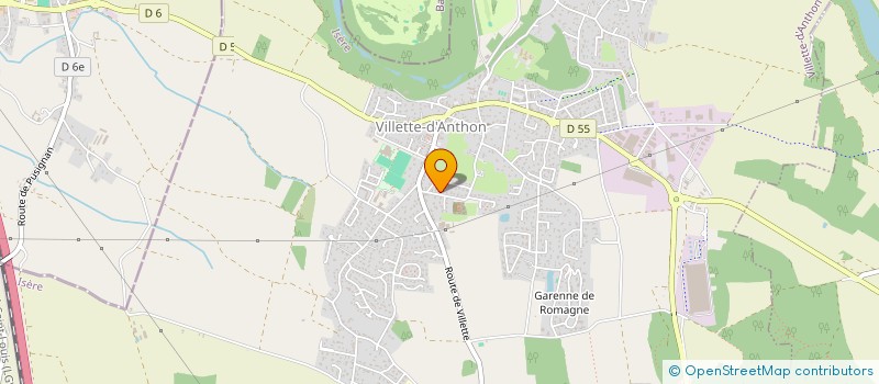 localisation de l'entreprise ENTREPRISE BIANCHI  JANNEYRIAS