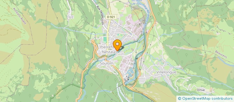 localisation de l'entreprise ENTREPRISE BICCI FRERES  PIERREFITTE-NESTALAS