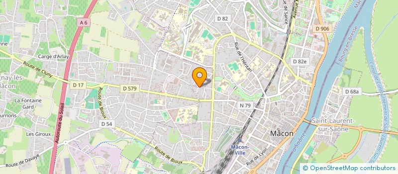localisation de l'entreprise ENTREPRISE BIGOT à MACON