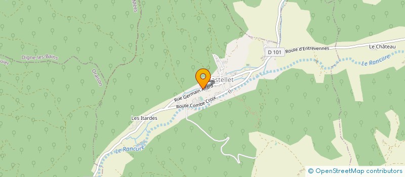 localisation de l'entreprise ENTREPRISE BIGOTTO ET FILS à LE CASTELLET