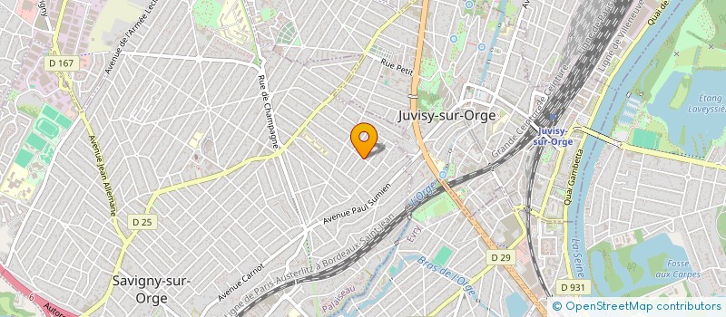 localisation de l'entreprise ENTREPRISE BINOIS à SAVIGNY-SUR-ORGE