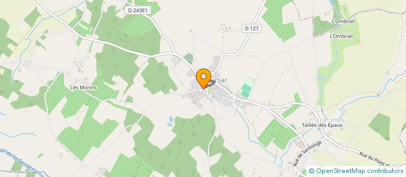 localisation de l'entreprise ENTREPRISE BISSO S.A.R.L.  MEURSAC