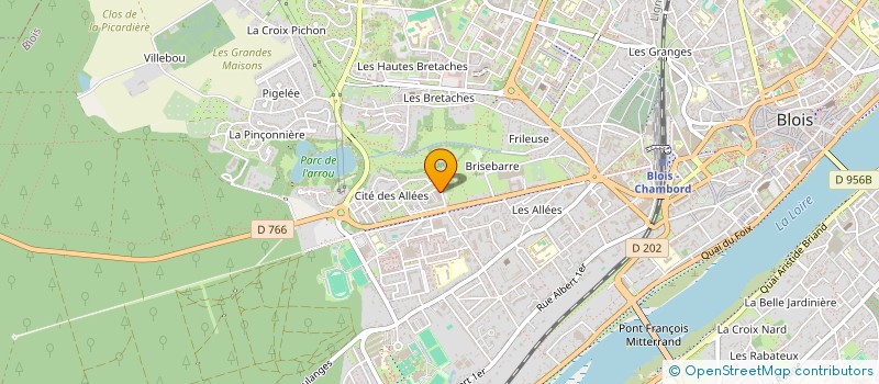 localisation de l'entreprise ENTREPRISE BLAISOISE A BUT D'EMPLOI à BLOIS