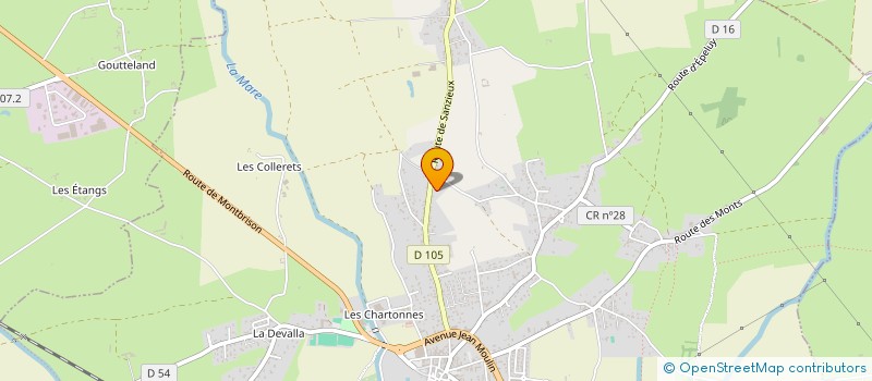 localisation de l'entreprise ENTREPRISE BLANCHARD à SURY-LE-COMTAL