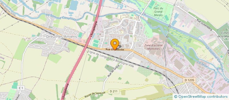 localisation de l'entreprise ENTREPRISE BLERY à AMIENS
