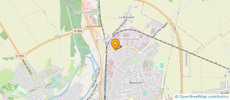 localisation de l'entreprise ENTREPRISE BLOT ET FILS à CHATEAUDUN