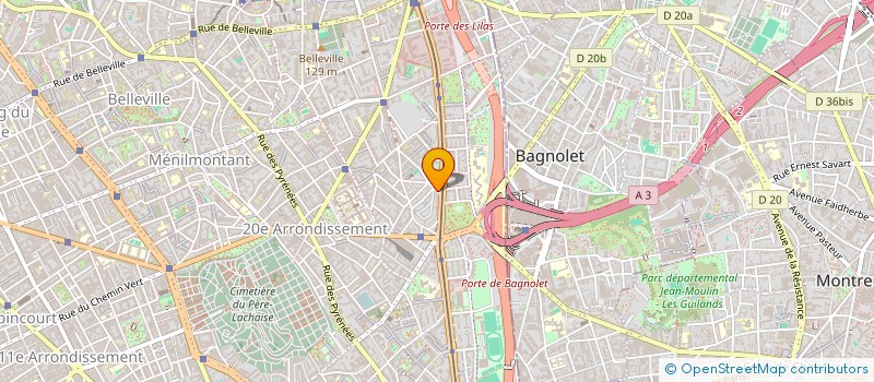 localisation de l'entreprise ENTREPRISE BOBIN  PARIS