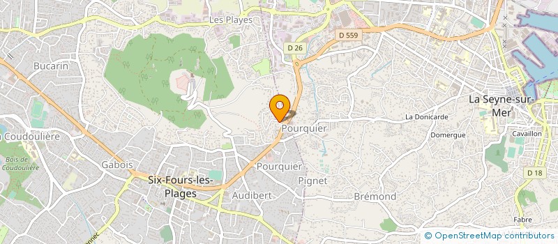 localisation de l'entreprise ENTREPRISE BOCCACCIO à SIX-FOURS-LES-PLAGES