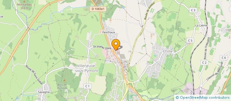 localisation de l'entreprise ENTREPRISE BONGLET à LONS-LE-SAUNIER