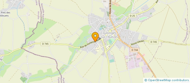 localisation de l'entreprise ENTREPRISE BONNET à COULONGES-SUR-L'AUTIZE