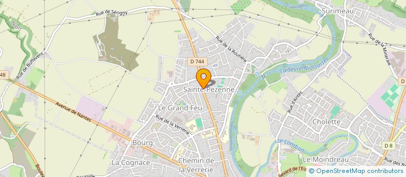 localisation de l'entreprise ENTREPRISE BONNET à NIORT
