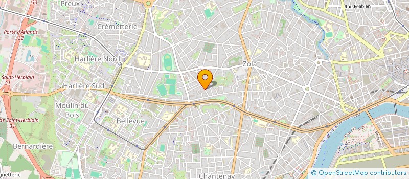 localisation de l'entreprise ENTREPRISE BONNIER à NANTES