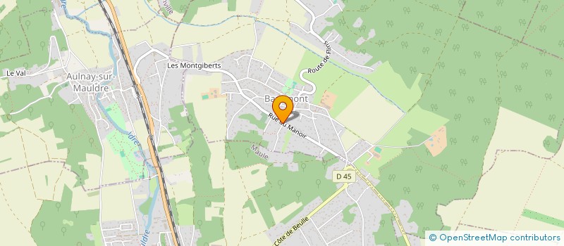 localisation de l'entreprise ENTREPRISE BONNIVERT  BAZEMONT