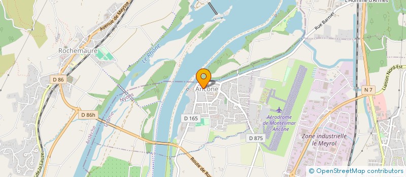 localisation de l'entreprise ENTREPRISE BONVINI à ANCONE