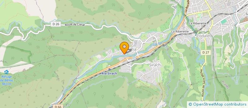 localisation de l'entreprise ENTREPRISE BORDANOVA THIERRY  RIA-SIRACH