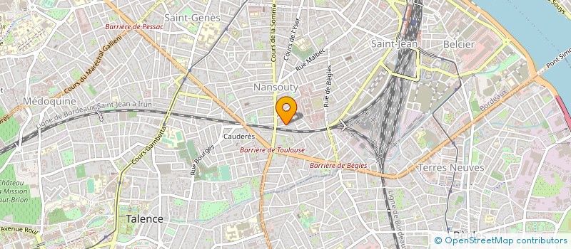 localisation de l'entreprise ENTREPRISE BORDELAISE DE CARRELAGE à BORDEAUX