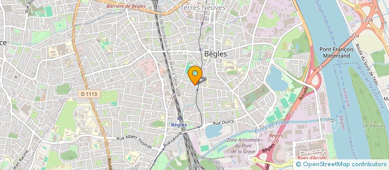 localisation de l'entreprise ENTREPRISE BORDELAISE DE MAINTENANCE à BEGLES