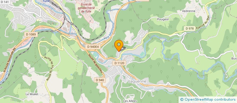 localisation de l'entreprise ENTREPRISE BORIE ELECTRICITE à LAGUENNE-SUR-AVALOUZE