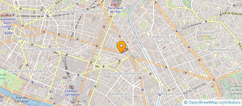 localisation de l'entreprise ENTREPRISE BORTOLOTTI à PARIS