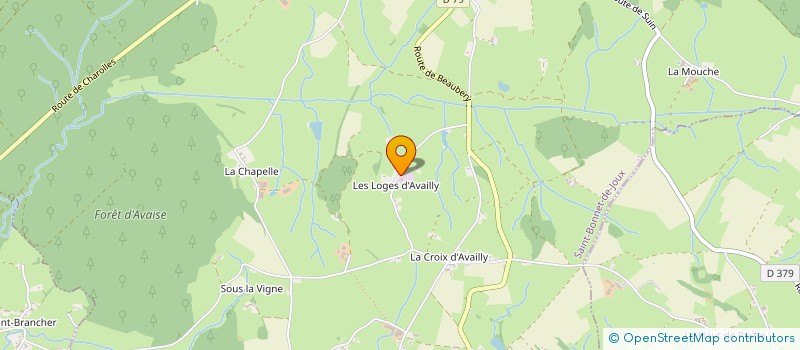 localisation de l'entreprise ENTREPRISE BOSSELET ET FILS à SAINT-BONNET-DE-JOUX