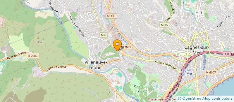 localisation de l'entreprise ENTREPRISE BOUCHER à CAGNES-SUR-MER