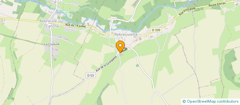 localisation de l'entreprise ENTREPRISE BOUILLET  REBREUVIETTE