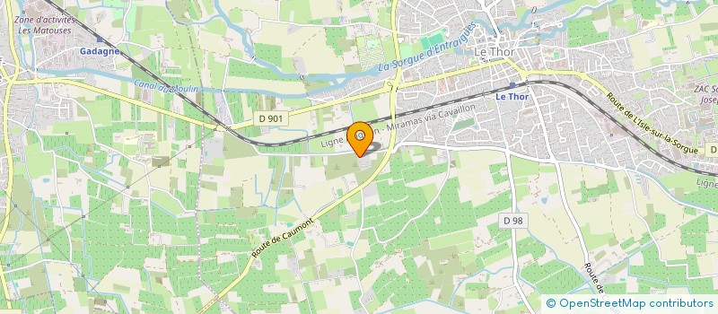 localisation de l'entreprise ENTREPRISE BOULANGER à LE THOR