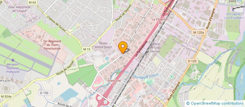 localisation de l'entreprise ENTREPRISE BOURDARIOS à TOULOUSE