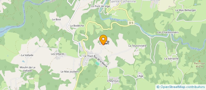 localisation de l'entreprise ENTREPRISE BOURDEIX à CHATELUS-LE-MARCHEIX