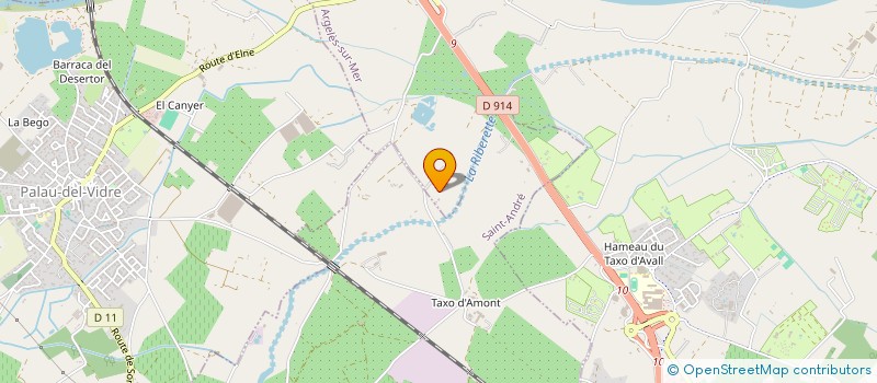 localisation de l'entreprise ENTREPRISE BOURGOIS  ARGELES-SUR-MER