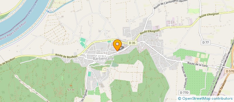 localisation de l'entreprise ENTREPRISE BOURGUET ET COMPAGNIE  BARBENTANE