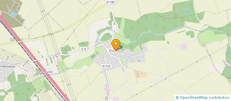 localisation de l'entreprise ENTREPRISE BOUSSICOT à BLANDY
