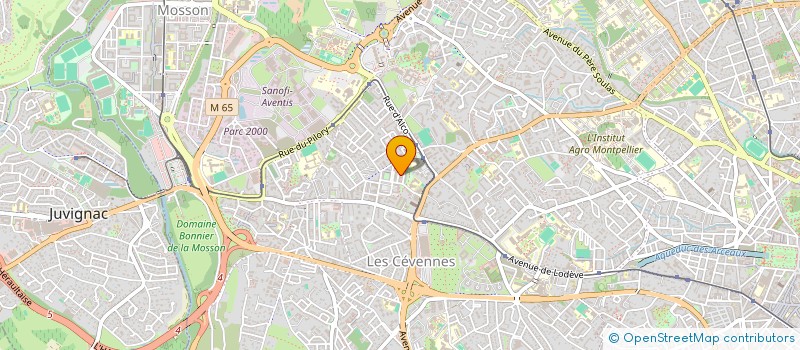 localisation de l'entreprise ENTREPRISE BOUTAHER à MONTPELLIER