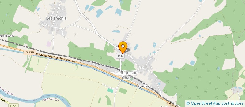 localisation de l'entreprise ENTREPRISE BOUVET à LANGON-SUR-CHER