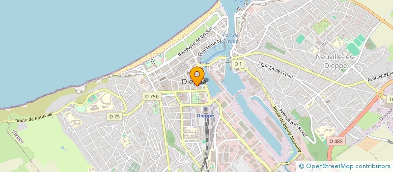 localisation de l'entreprise ENTREPRISE BOYENVAL à DIEPPE