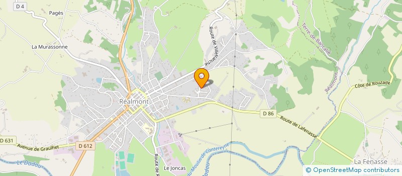 localisation de l'entreprise ENTREPRISE BOYER à REALMONT